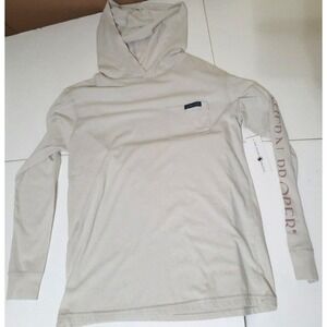 Southern Proper S Small Long Sleeve Hooded Shirt Hoodie Off White New Mens